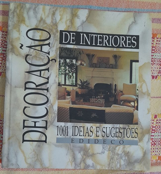 Livro de Decoração  de interiores " 1001 ideias e sugestões "