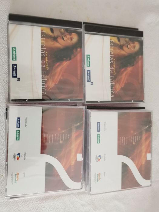 Karaoke 2002 Estrelas da Fábrica Total de 11 CD's novos