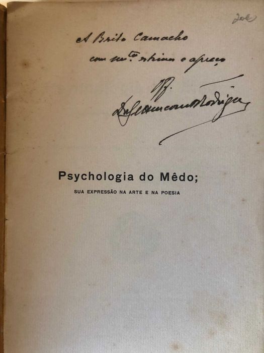 Psychologia do Mêdo - Bettencourt-Rodrigues