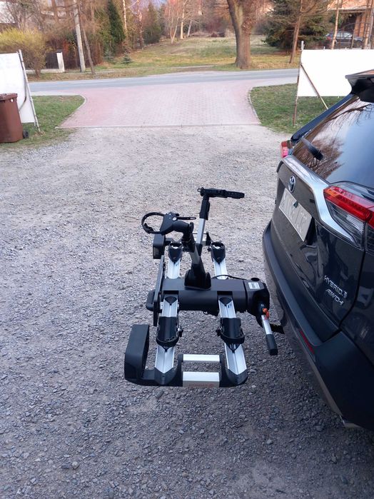 Bagażnik rowerowy na hak Spinder SX2, platforma, składany, duże rowery