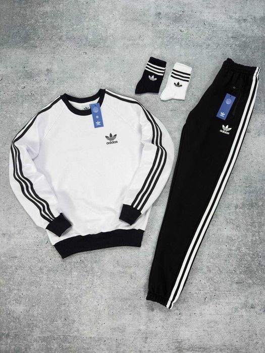 Adidas спортивный костюм мужской весенний осенний летний адидас