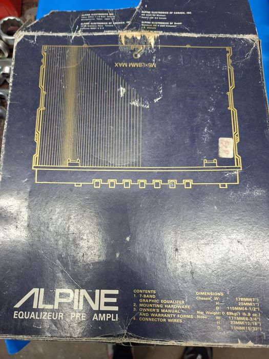 Equalizador alpine 3310