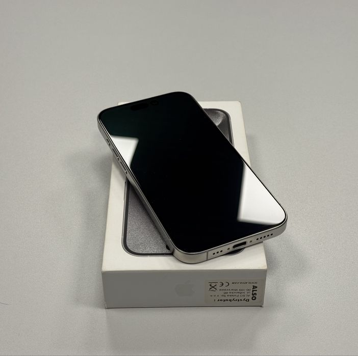 iPhone 15 Pro White Titanium 128GB | 87% kondycji