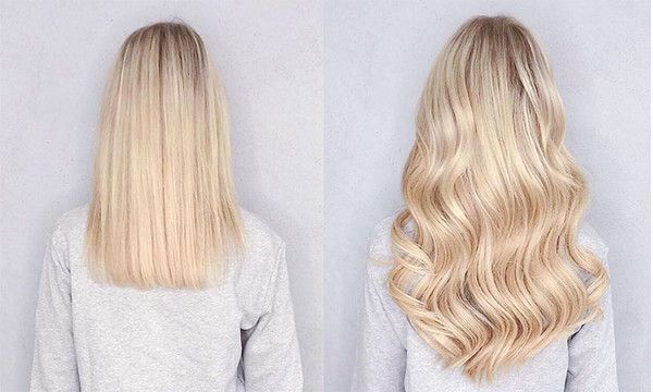 Vendo Extensões de Cabelo Humano Loiro, Castanho e Preto - 50cm