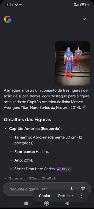Conjunto de 3 figuras de acção