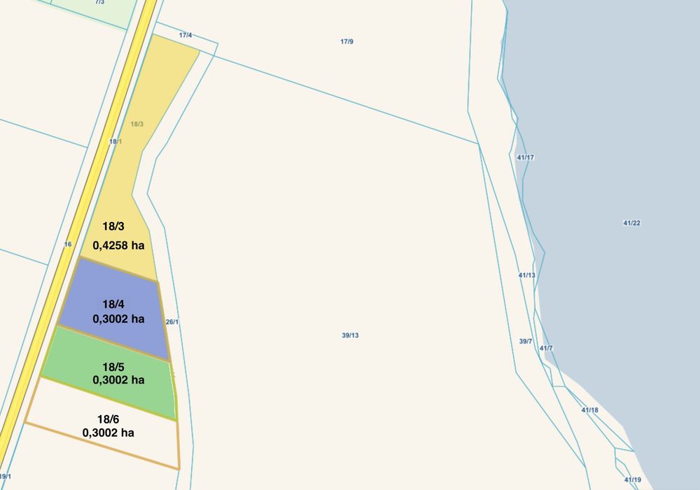 Działka 3000 m² na wyspie Wolin, nad wodą, blisko morza. – pohled 3