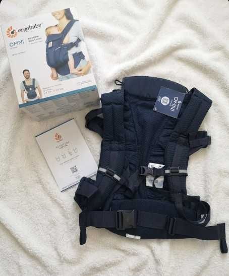 Marsúpio Ergobaby Omni Breeze - Azul - NOVO