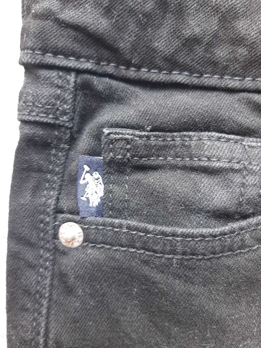 JAK NOWE-U.S. Polo Assn - dziewczęce spodnie dżinsowe, czarne, rozm. S