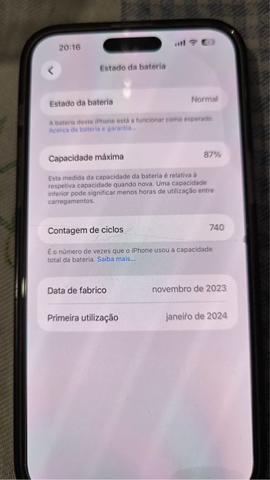 iPhone 15 Pro Max Branco 256GB