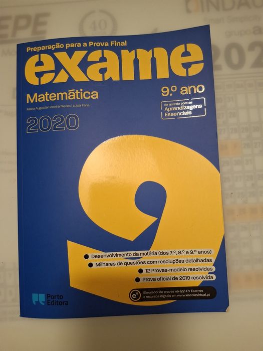 Livro de preparação exame de matemática 9 ano