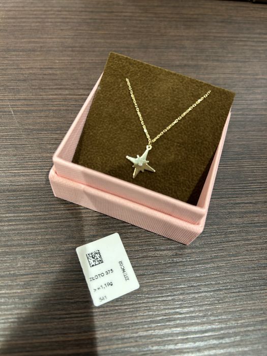 Naszyjnik zloto 375 piekny