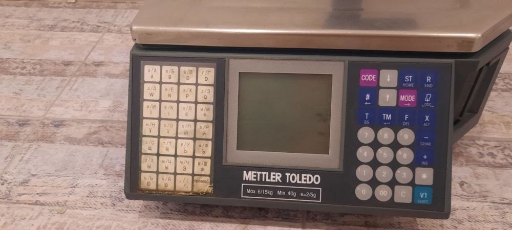 Стикерувальні ваги/ ваги з чекодруком METTLER