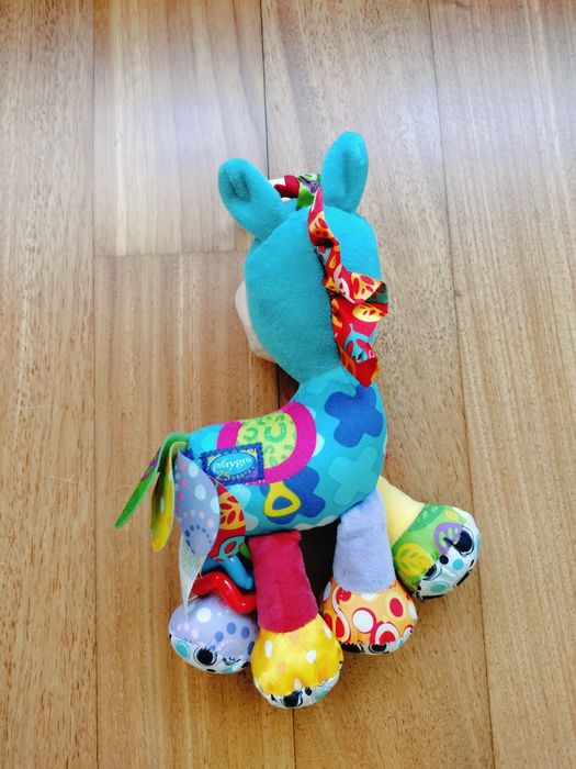 Mordedor-peluche-chocalho Pónei Playgro 3M+