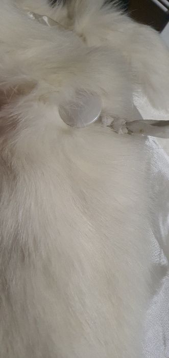 Peleryna, narzutka. Bolerko z królika