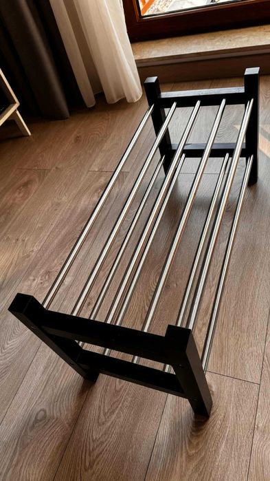 Półka na buty IKEA TJUSIG czarna - stan idealny