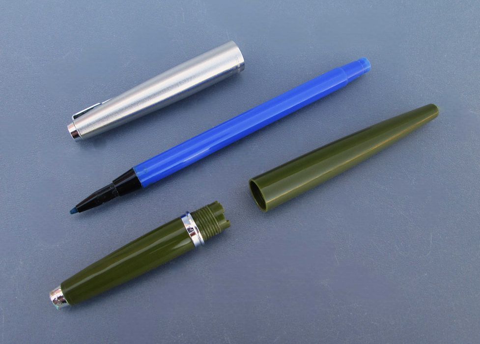 1970's Caneta de Ponta de Filtro PARKER 45 - Made in USA