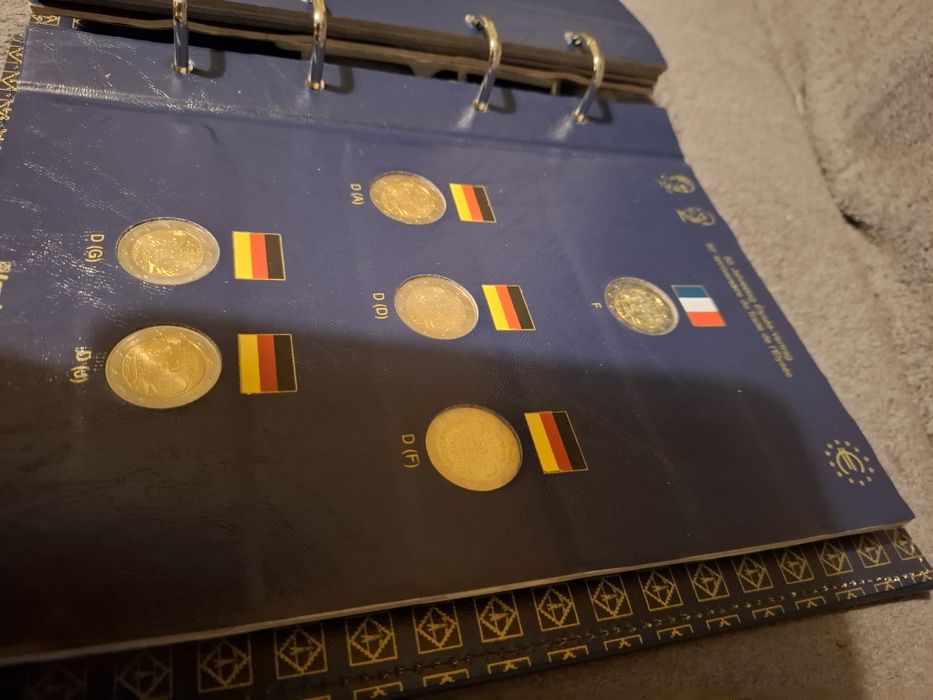 Zestaw klaser monet niemieckich kolekcjonerskich 2 euro