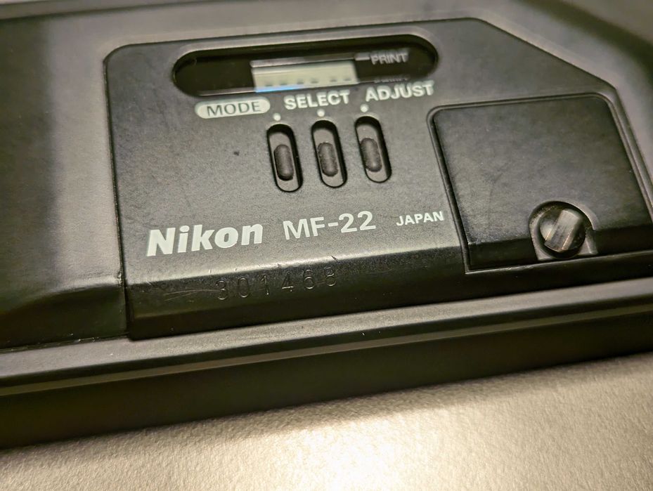 Nikon MF-22 Date Data Back do F4