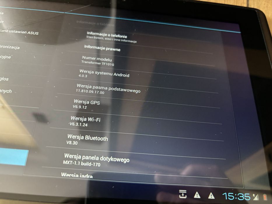 Asus EeePad Android tablet laptop transformer