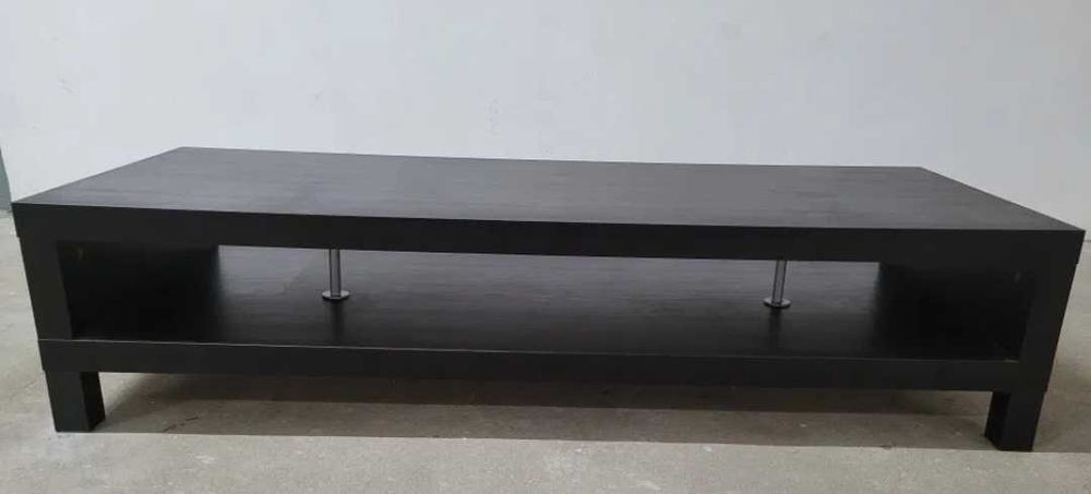 Móvel tv na cor preta - LACK IKEA (55x149cm)