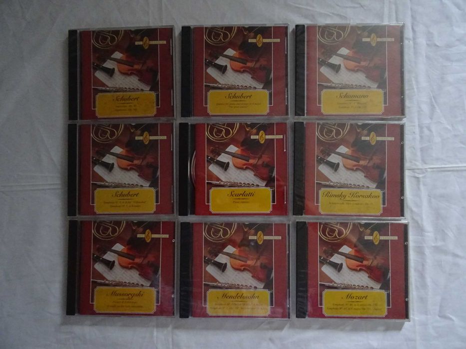 Coleção 50 CDs Música Clássica Beethoven Mozart Bach Chopin Vivalde Etc