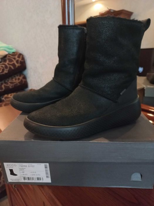 ECCO ботинки сапоги 37 р.