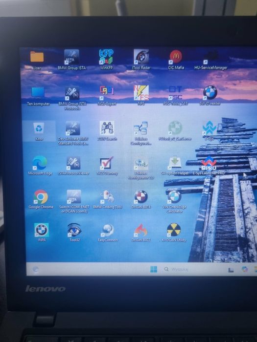 Laptop diagnostyczny thinkpad bmw ista inpa autocom delphi