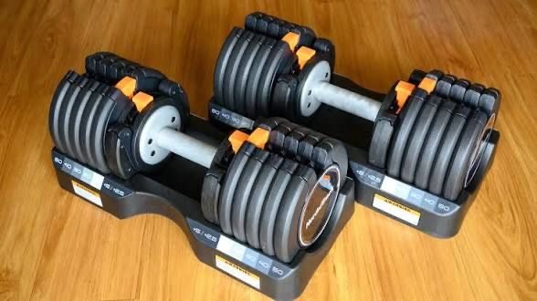 Halteres ajustáveis NordicTrack Select-A-Weight 5-25 kg (par)