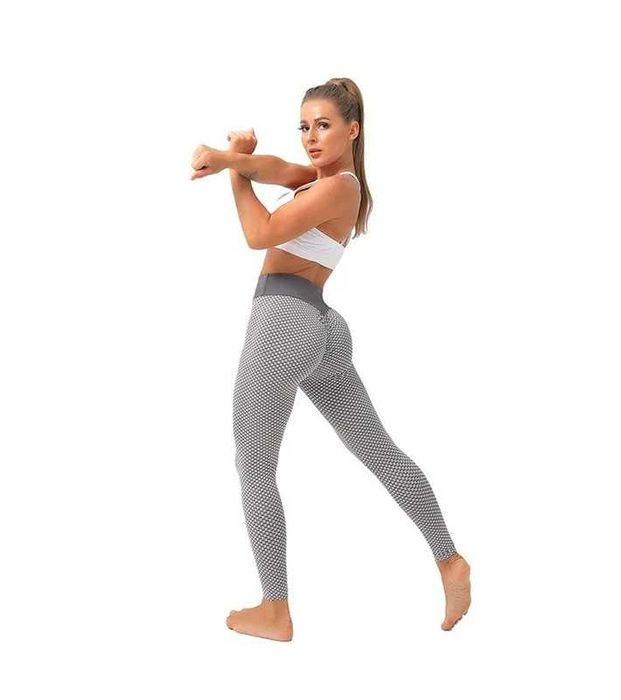 Leggings Desportivas Push-Up, de Cintura Subida - Goeik