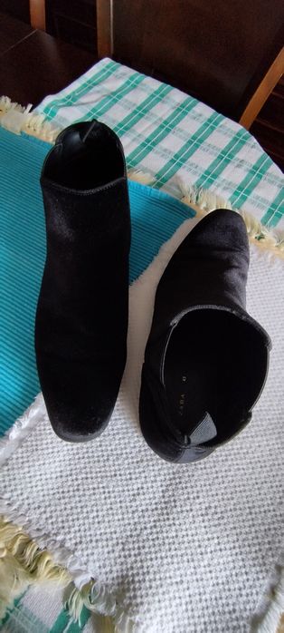 Botas camurça pretas homem