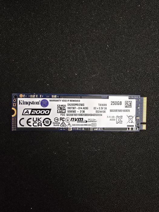 Ssd kingston 250 gb