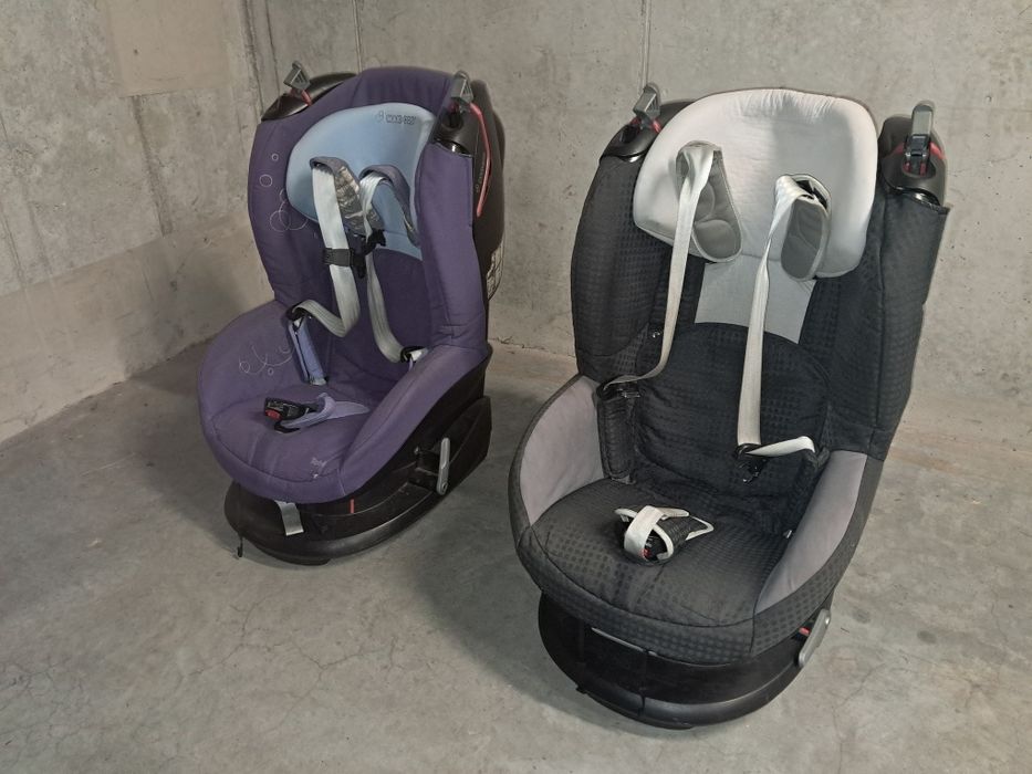 Fotelik  samochodowy Maxicosi tobie 9-18 kg szary i fioletowy