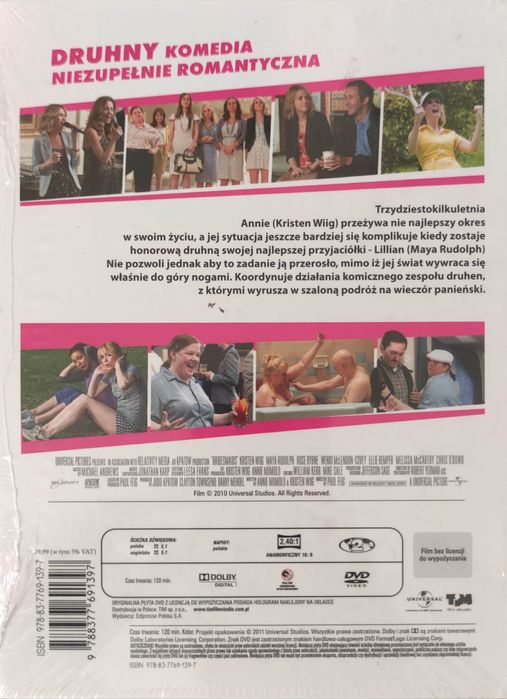 Film Druhny DVD płyta, booklet, nowy w folii, 2011