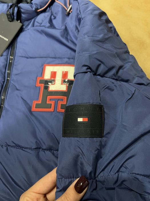 Tommy Hilfiger куртка єврозима мікропуховик пуртрчка тепла чоловіча