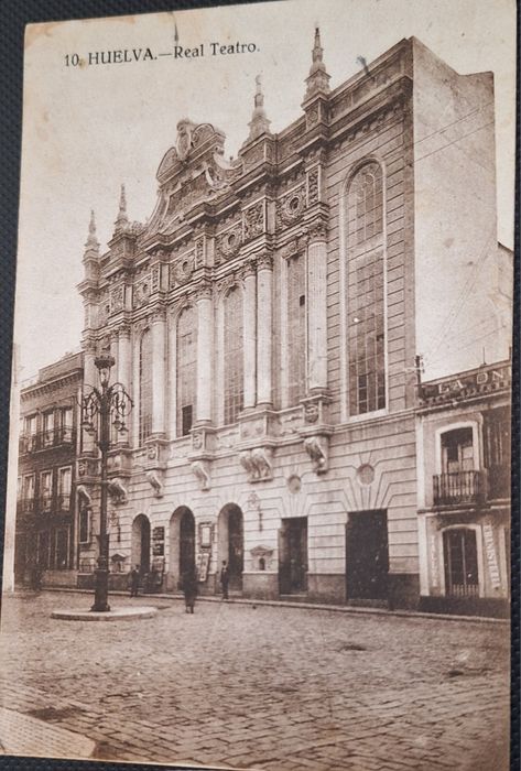 Postais espanhóis antigos anos 30 40 e 50 de Huelva e San Sebastian