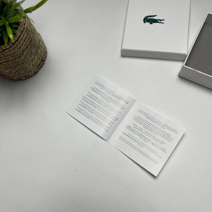 Браслет Lacoste лакосте чорний/срібний