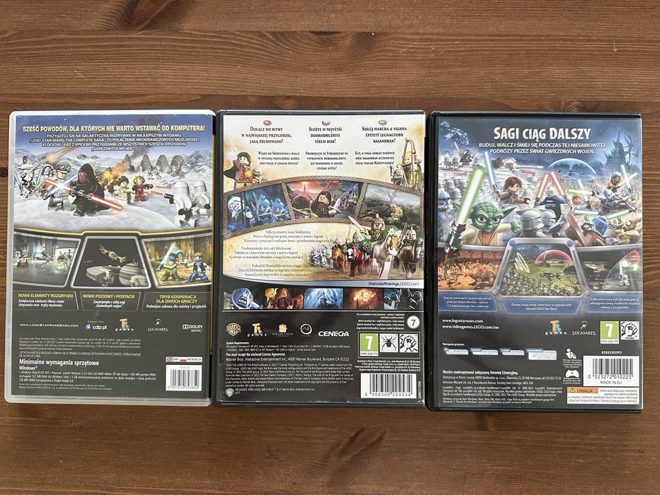 Gry Lego PC DVD 3 szt