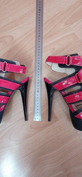 Босоніжки для танців High Heels, лакові, розмір 39
