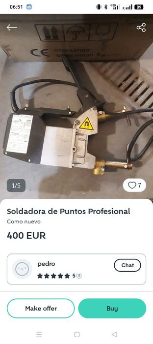 Máquina de soldar pontos