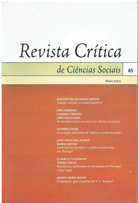 12868

Revista Crítica de Ciências Sociais