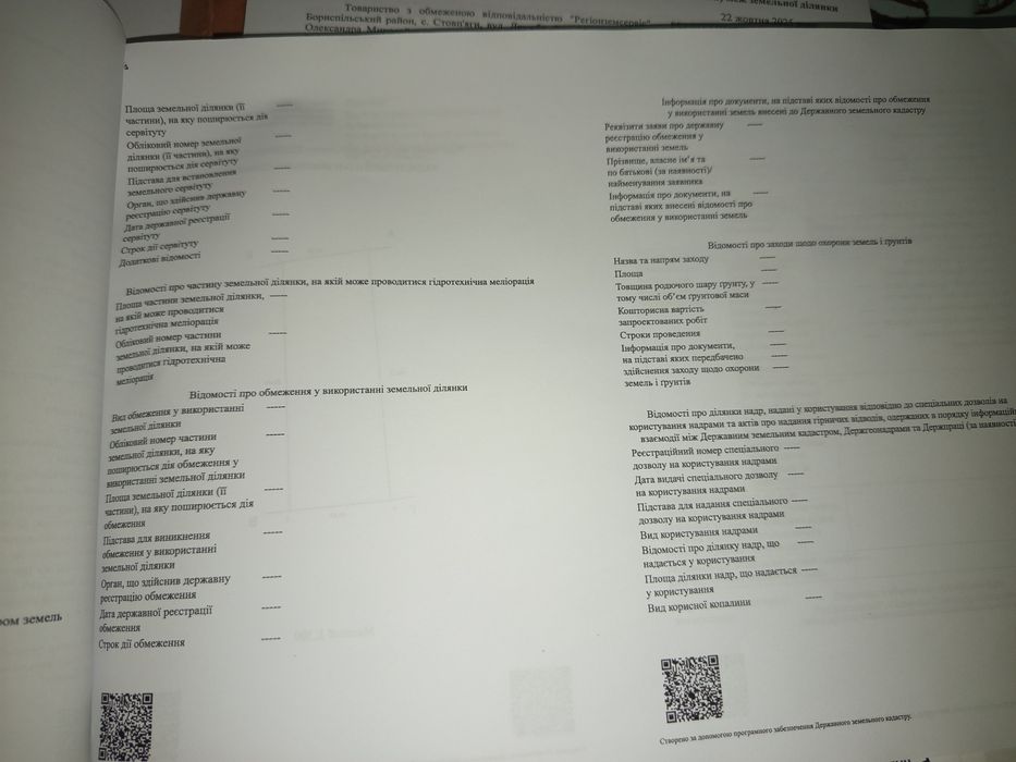 Продам земельну ділянку 0.1000г