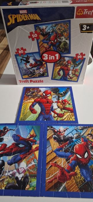 Puzzle spiderman 3+ 20, 36 i 50 el