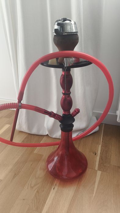 Fajka wodna Shisha 50 cm hookah czerwona