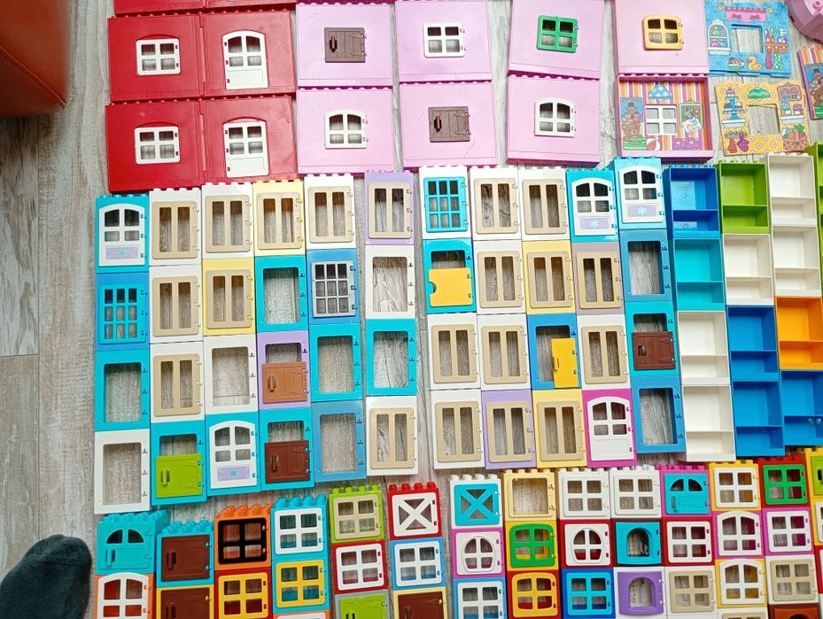 Dach ściana okno drzwi LEGO Duplo