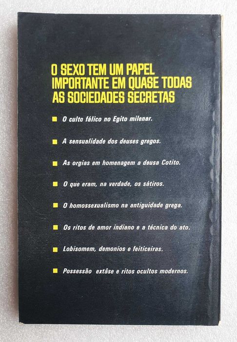 Antigo Livro ~ "EM BUSCA do SEXO no OCULTISMO" ~ Ed. Planeta 1973 RARO