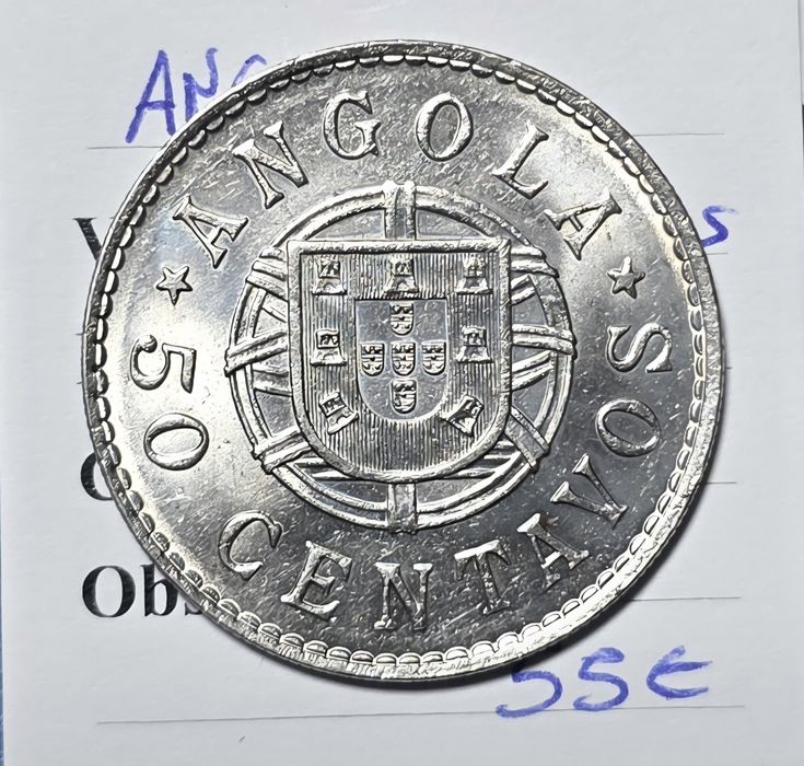 50 centavos 1923 Angola