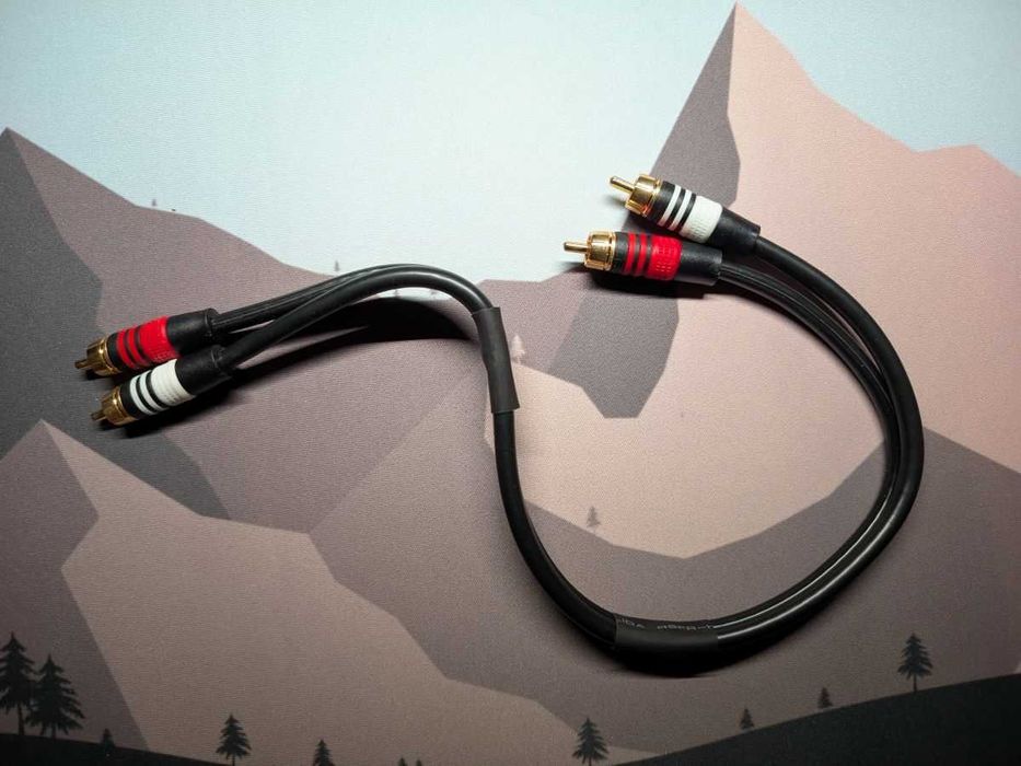 Міжблочний кабель Monoprice Premium 2 RCA 45 см.