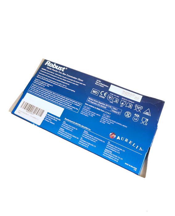 Rękawiczki Jednorazowe Nitrylowe ROBUST Aurelia L 100szt