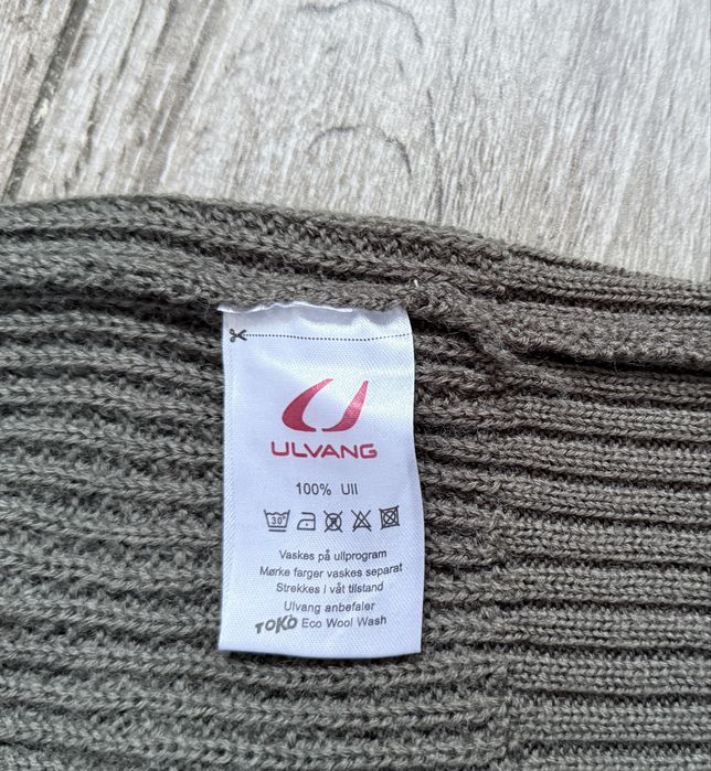 Unisex sweter norweski ULVANG NORWAY RAV 100% Wełna roz M Stan Perfekt