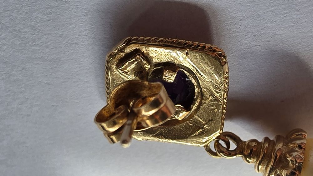 Brincos ouro 14kt com perola